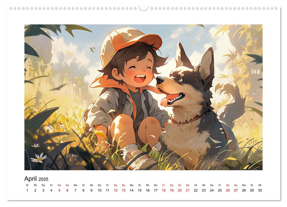 Der Jungen-Kalender (CALVENDO Wandkalender 2025)
