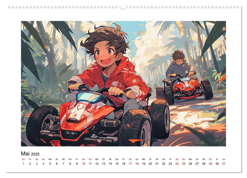Der Jungen-Kalender (CALVENDO Wandkalender 2025)