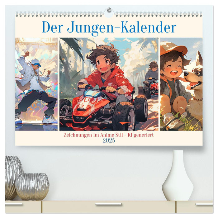 Der Jungen-Kalender (CALVENDO Premium Wandkalender 2025)