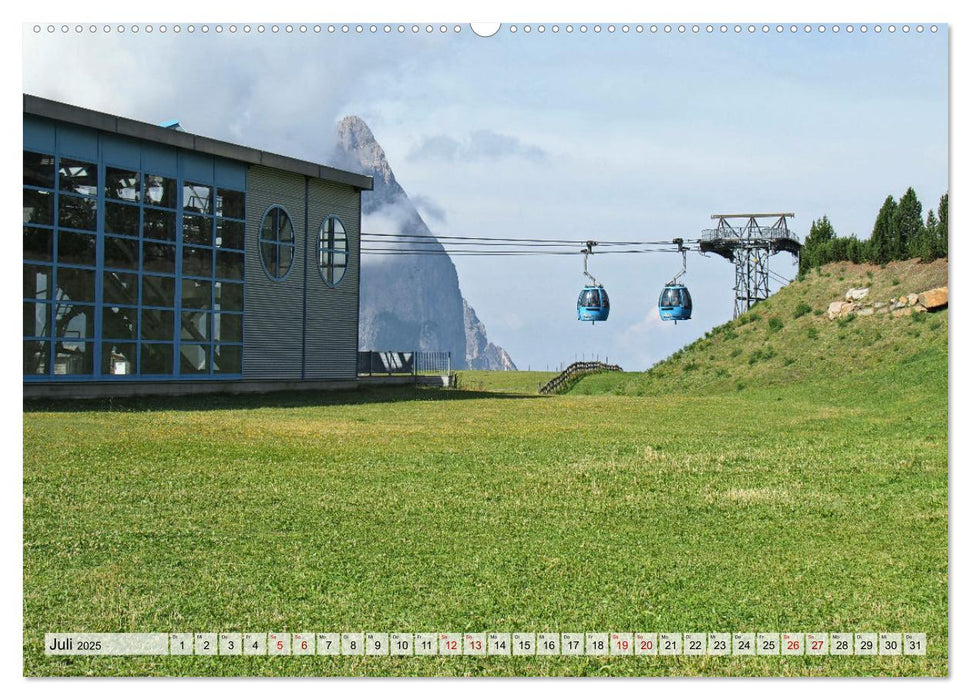 Bergbahnen in den Alpen (CALVENDO Premium Wandkalender 2025)