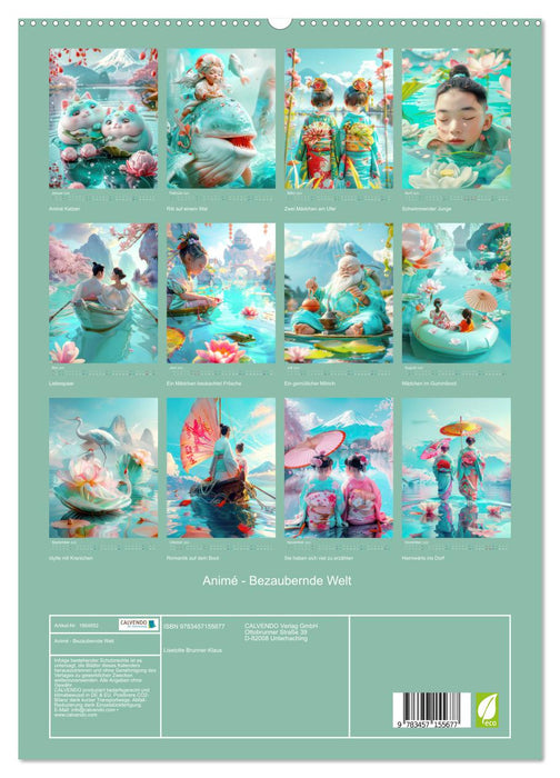 Animé - Bezaubernde Welt (CALVENDO Premium Wandkalender 2025)