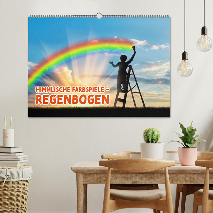 Himmlische Farbspiele - Regenbogen (CALVENDO Wandkalender 2025)