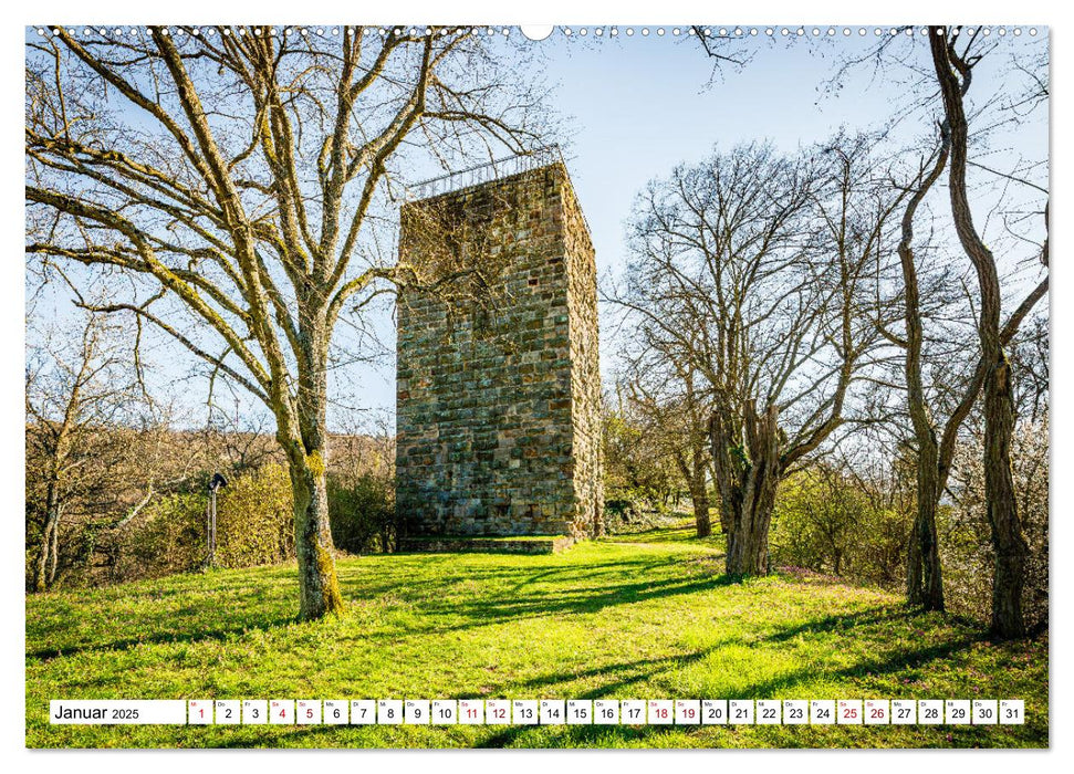 Burgen des Hunsrücks (CALVENDO Wandkalender 2025)