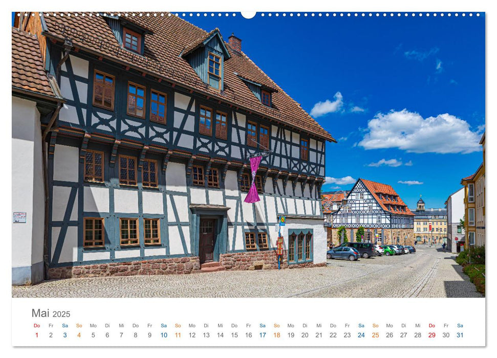 Eisenach - zu Füßen der Wartburg (CALVENDO Wandkalender 2025)