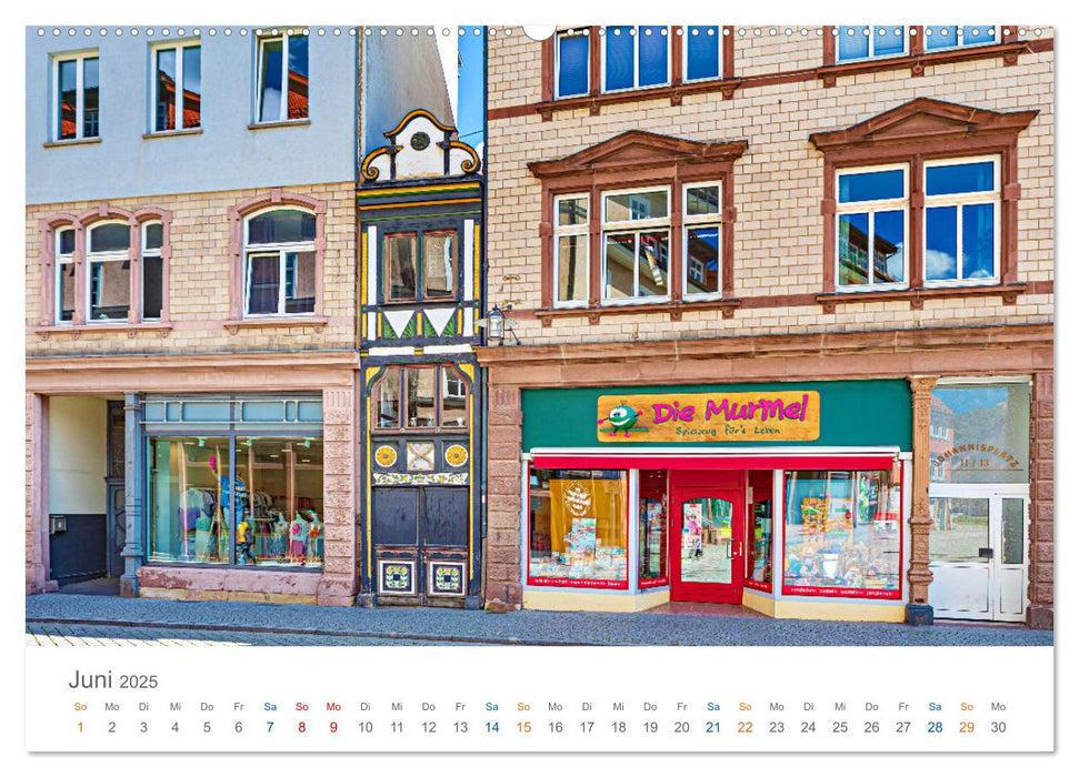 Eisenach - zu Füßen der Wartburg (CALVENDO Wandkalender 2025)