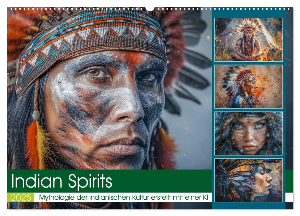 Indian Spirits (CALVENDO Wandkalender 2025)