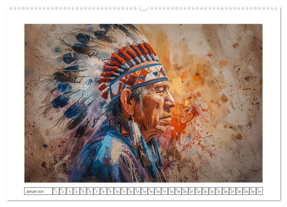 Indian Spirits (CALVENDO Wandkalender 2025)