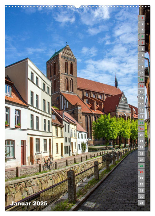 Wismar Stadtansichten (CALVENDO Wandkalender 2025)