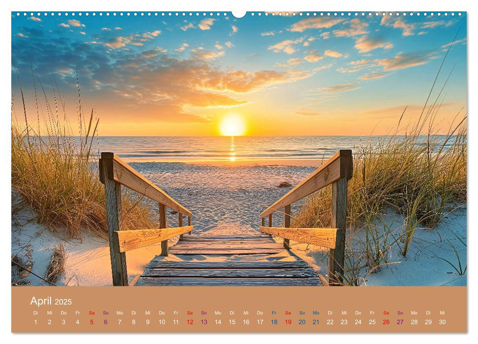 Ausblick aufs Meer - traumhafte Momente (CALVENDO Wandkalender 2025)