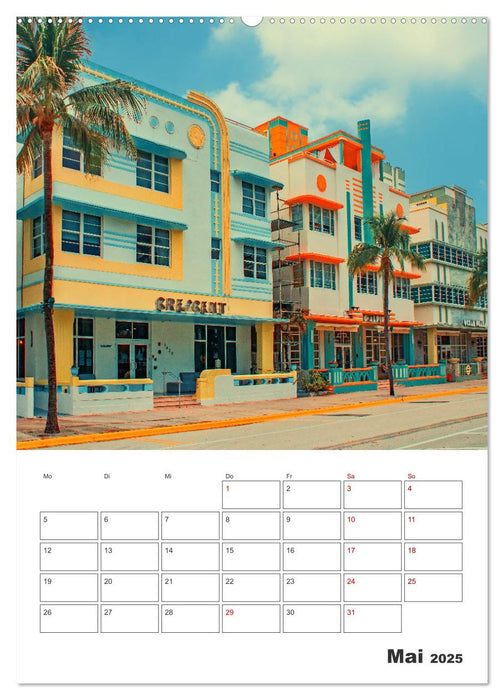 Miami - Reiseplaner (CALVENDO Wandkalender 2025)