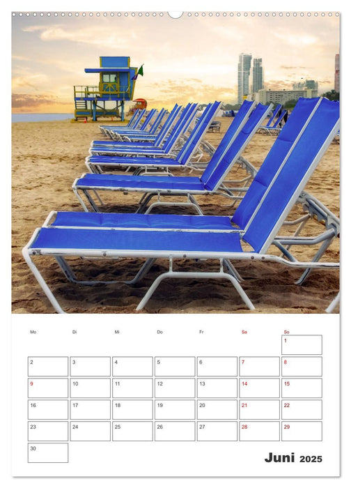 Miami - Reiseplaner (CALVENDO Wandkalender 2025)