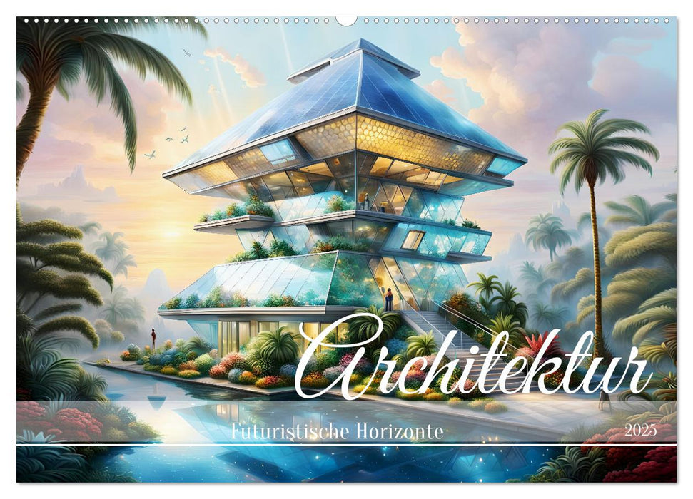 Architektur Futuristische Horizonte (CALVENDO Wandkalender 2025)