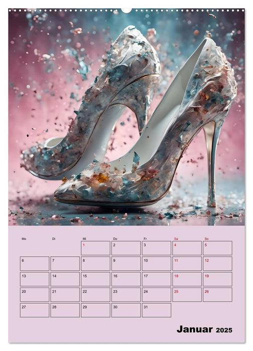 Verzaubert durch High Heels – Ein Kalender für Schuhliebhaber (CALVENDO Wandkalender 2025)