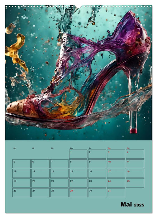 Verzaubert durch High Heels – Ein Kalender für Schuhliebhaber (CALVENDO Wandkalender 2025)