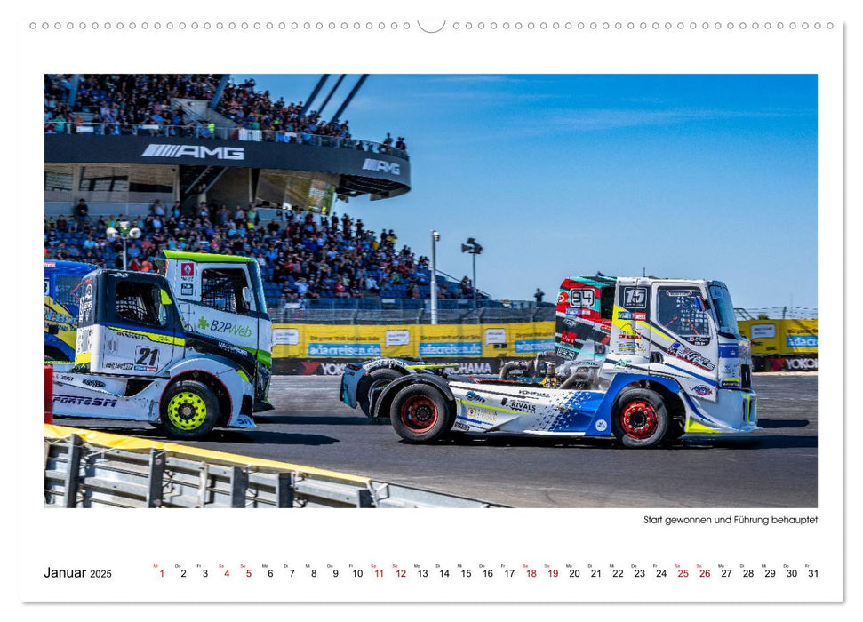 TRUCK RACING - Motorsport in XXL (CALVENDO Premium Wandkalender 2025)