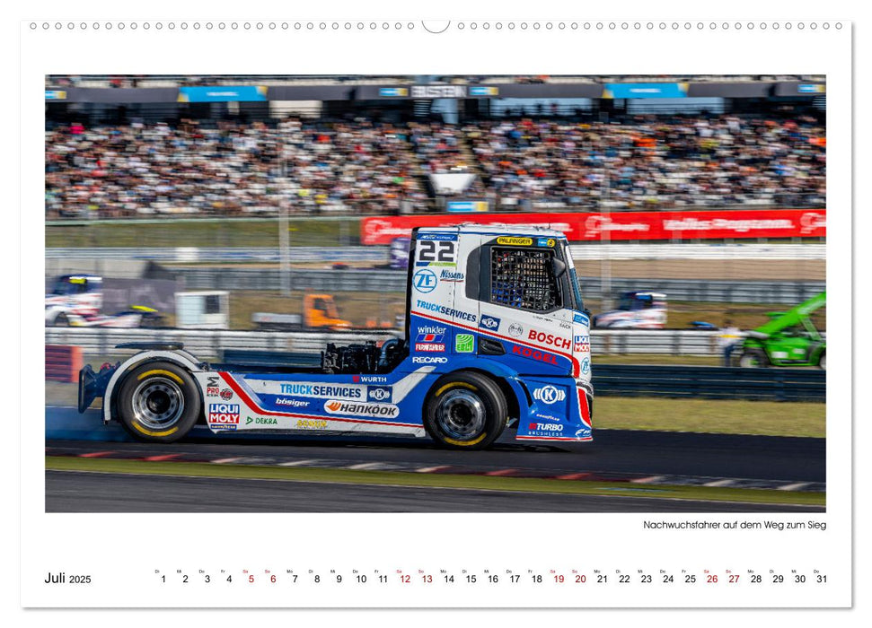 TRUCK RACING - Motorsport in XXL (CALVENDO Premium Wandkalender 2025)