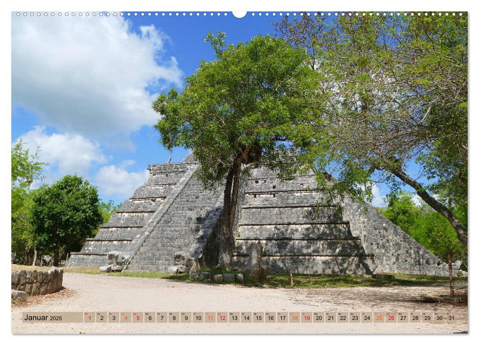 Geheimnisvolle Orte Yucatán (CALVENDO Wandkalender 2025)