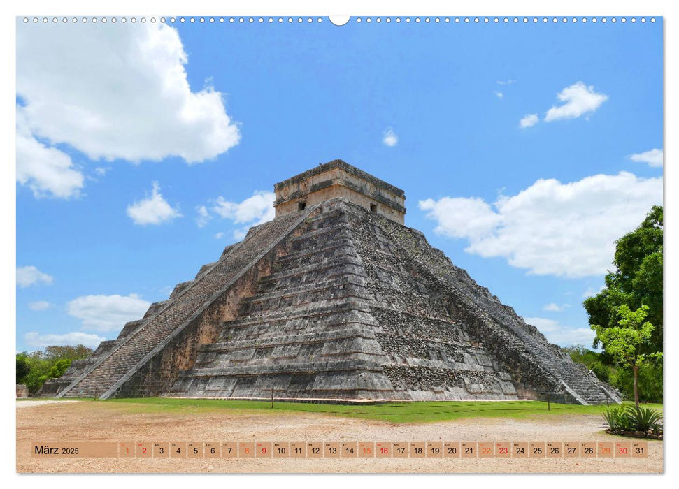 Geheimnisvolle Orte Yucatán (CALVENDO Wandkalender 2025)