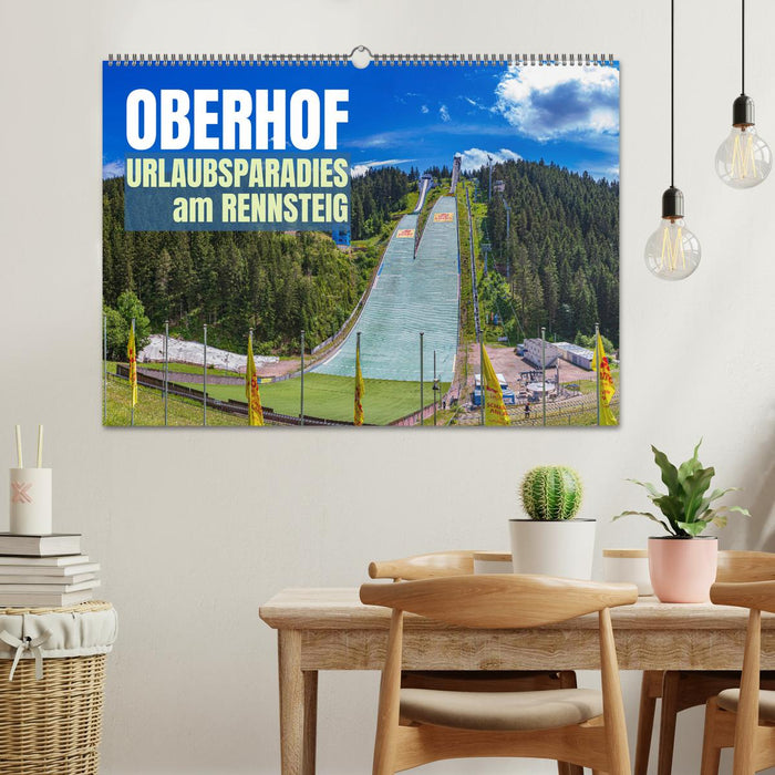 Oberhof - Urlaubsparadies am Rennsteig (CALVENDO Wandkalender 2025)