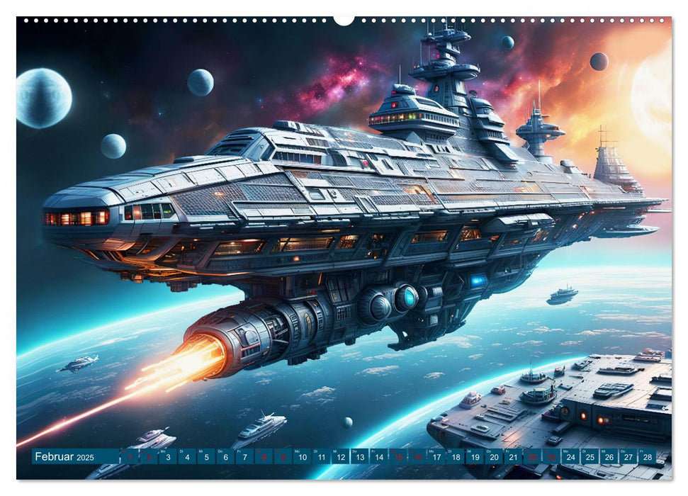 Kriegsschiffe Anbruch einer neuen Ära (CALVENDO Premium Wandkalender 2025)