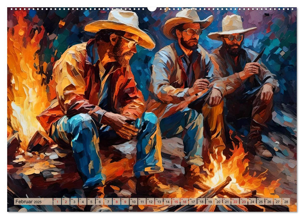 Wild West Moments (CALVENDO Wandkalender 2025)