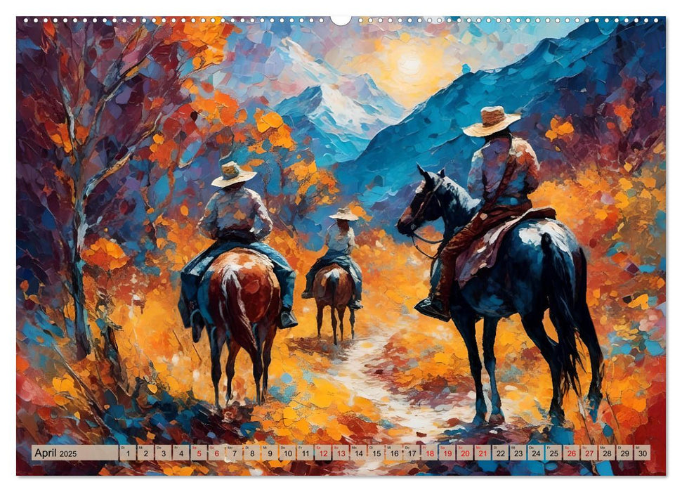 Wild West Moments (CALVENDO Wandkalender 2025)