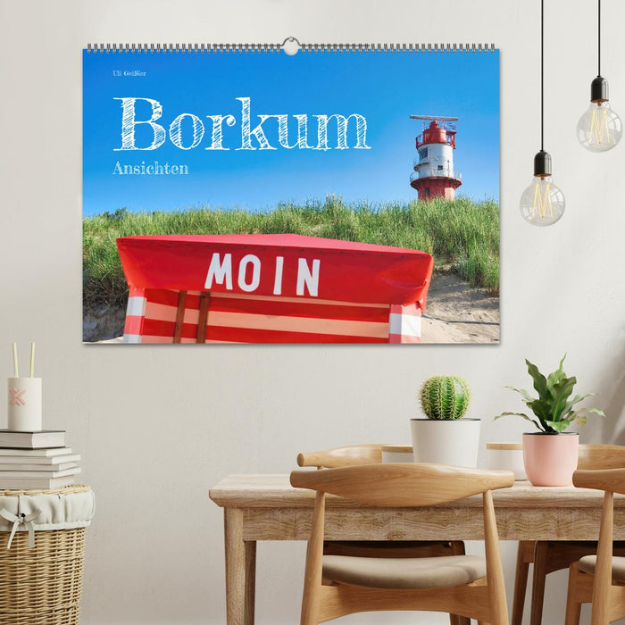 Borkum Ansichten (CALVENDO Wandkalender 2025)