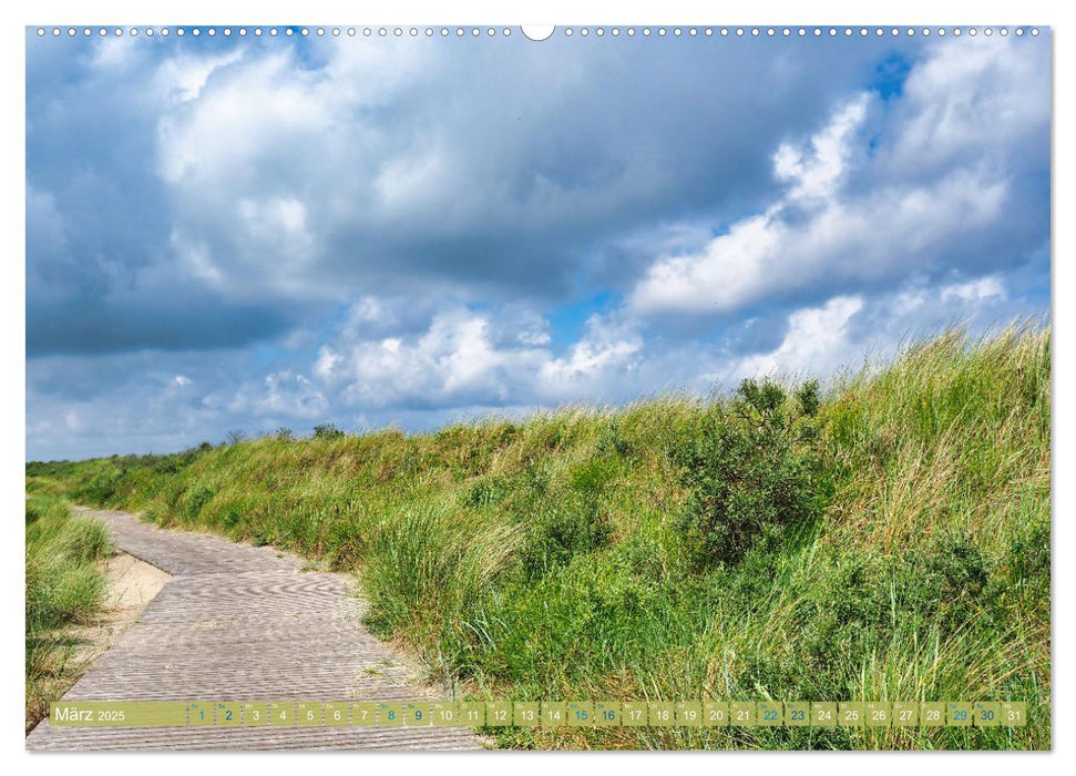 Borkum Ansichten (CALVENDO Premium Wandkalender 2025)