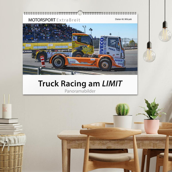 Truck Racing am LIMIT - Panoramabilder (CALVENDO Wandkalender 2025)