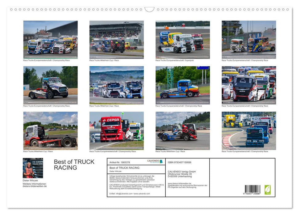 Best of TRUCK RACING (CALVENDO Wandkalender 2025)