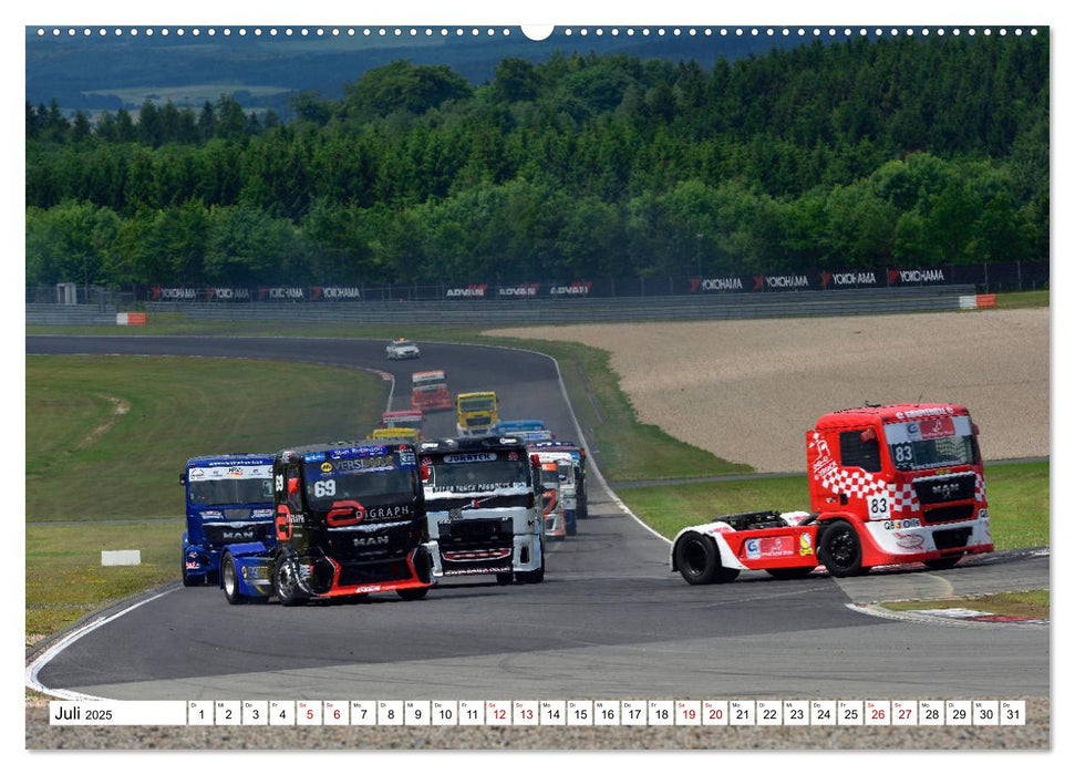 Abenteuer TRUCK RACING (CALVENDO Premium Wandkalender 2025)