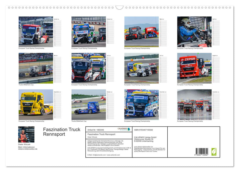 Faszination Truck Rennsport (CALVENDO Wandkalender 2025)