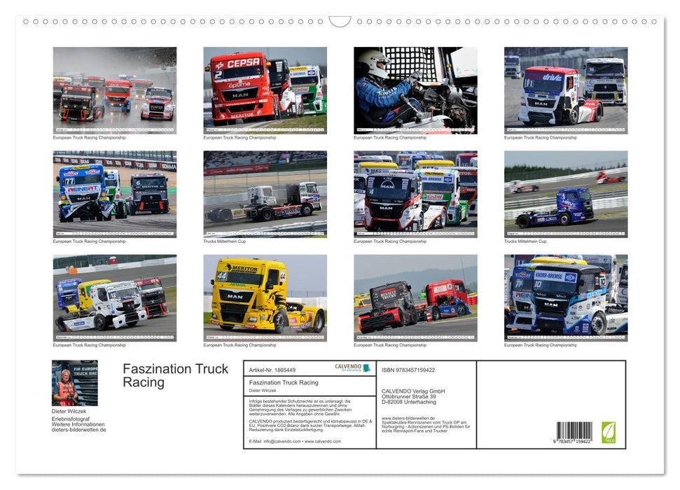 Faszination Truck Racing (CALVENDO Wandkalender 2025)