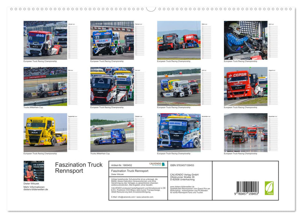 Faszination Truck Rennsport (CALVENDO Premium Wandkalender 2025)