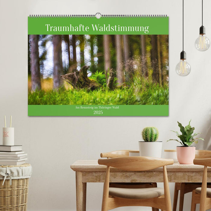 Traumhafte Waldstimmung am Rennsteig im Thüringer Wald (CALVENDO Wandkalender 2025)