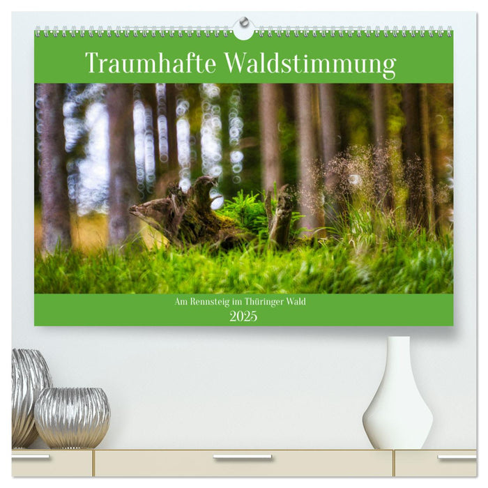 Traumhafte Waldstimmung am Rennsteig im Thüringer Wald (CALVENDO Premium Wandkalender 2025)