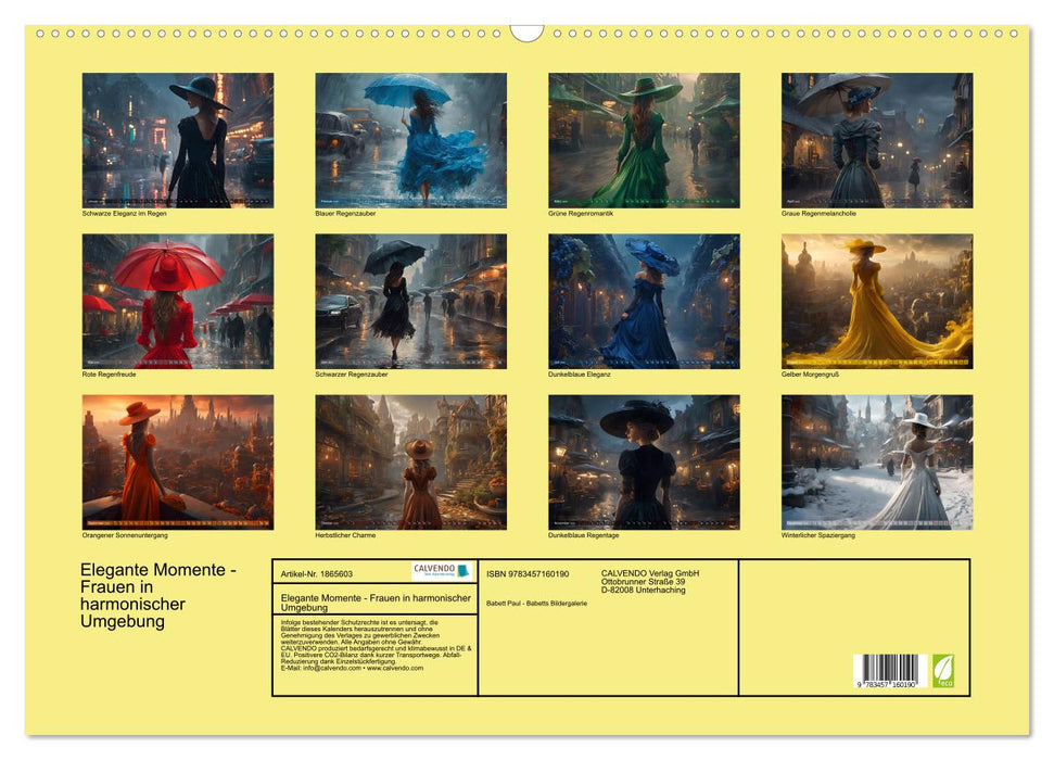 Elegante Momente - Frauen in harmonischer Umgebung (CALVENDO Wandkalender 2025)