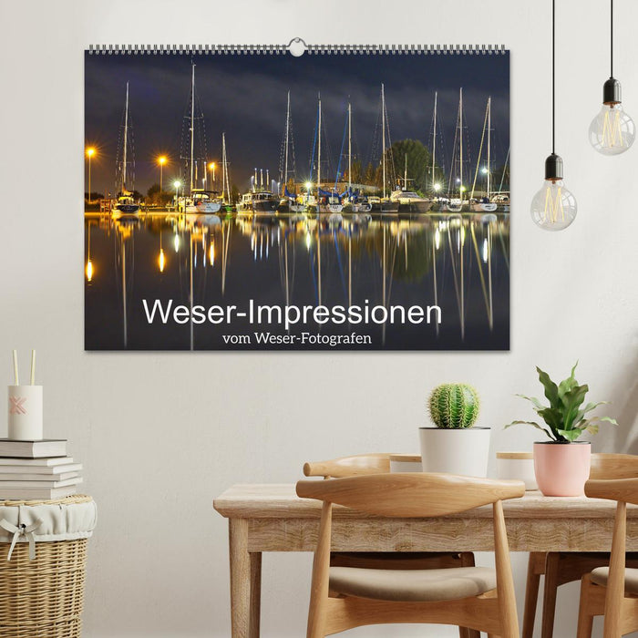 Weser-Impressionen (CALVENDO Wandkalender 2025)