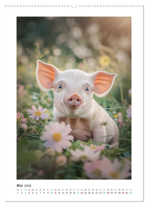 Schwein gehabt (CALVENDO Wandkalender 2025)