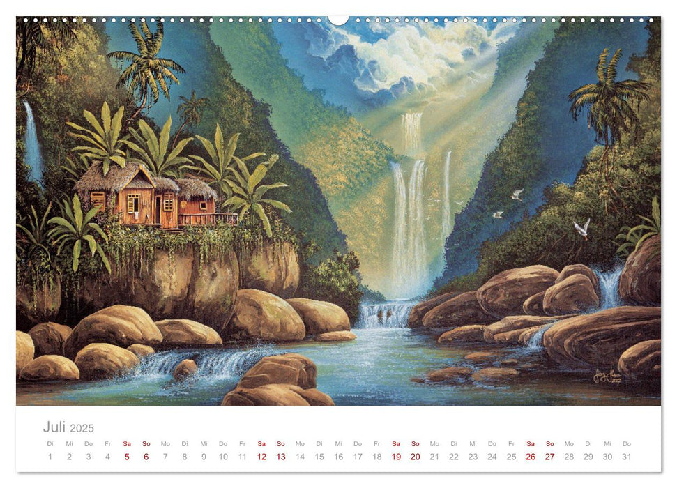 Paradise, Ausblicke und Träumereien (CALVENDO Premium Wandkalender 2025)