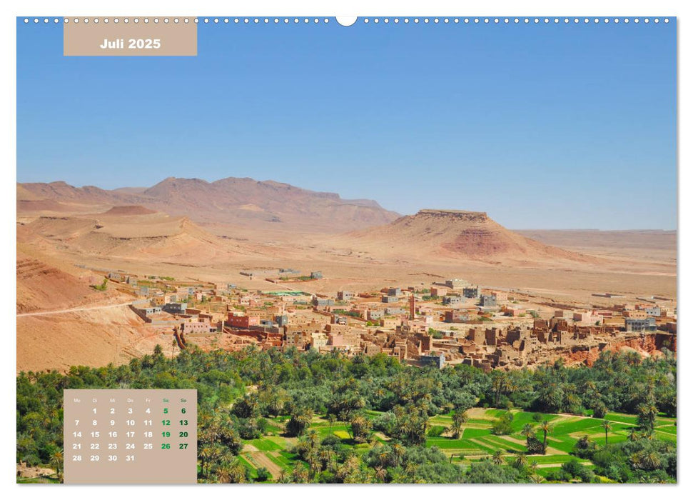 Erlebe mit mir das traumhafte Marokko (CALVENDO Premium Wandkalender 2025)
