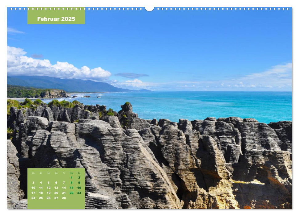 Erlebe mit mir das Naturwunder Neuseeland die Südinsel (CALVENDO Wandkalender 2025)