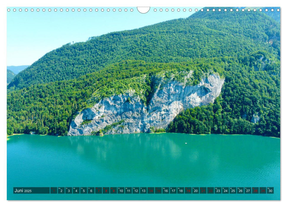 Österreich - Die Landschaft von Oben (CALVENDO Wandkalender 2025)