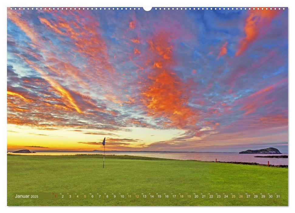 Golfparadiese der Welt (CALVENDO Premium Wandkalender 2025)