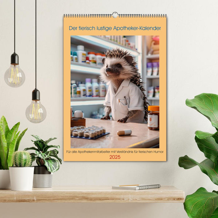 Der tierisch lustige Apotheker-Kalender (CALVENDO Wandkalender 2025)