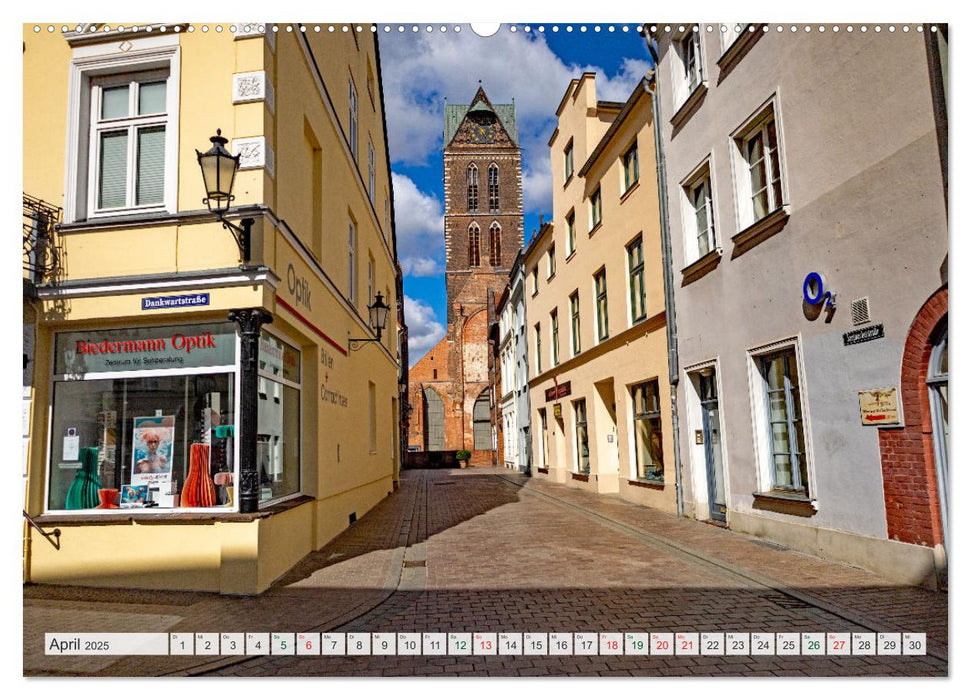 Wismar – Eine Hansestadt mit Charme (CALVENDO Premium Wandkalender 2025)