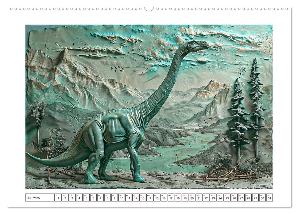 Wesen aus der Urzeit (CALVENDO Premium Wandkalender 2025)