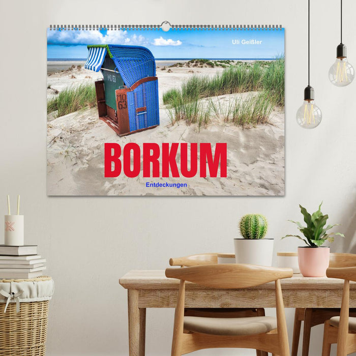 BORKUM Entdeckungen (CALVENDO Wandkalender 2025)