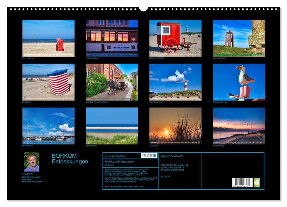 BORKUM Entdeckungen (CALVENDO Wandkalender 2025)