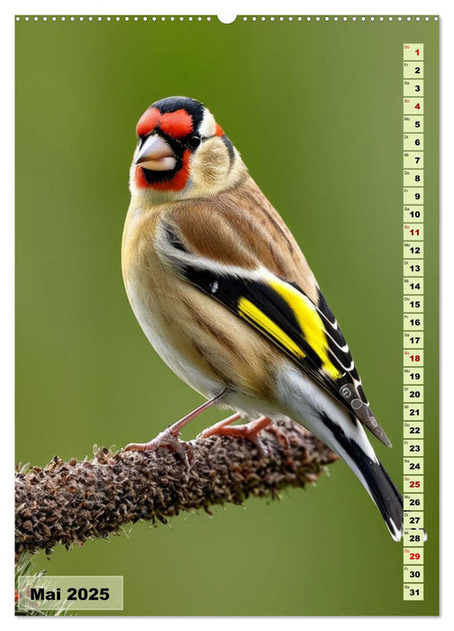 Die buntesten Vögel der Welt (CALVENDO Premium Wandkalender 2025)